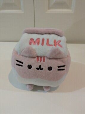 Pusheen Pastel Pink & White Milk Carton Plush